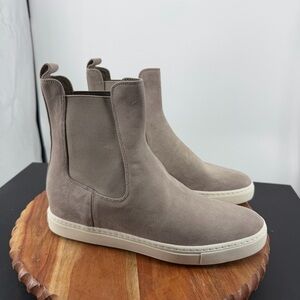 Vince Norman B nubuck sneaker ankle boot in woodsmoke grey sz 10 Chelsea